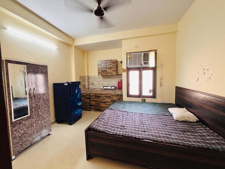 Bedroom, neb sarai 1 RK 350 Sq.Ft. Builder Floor In Neb Sarai Delhi 10585362