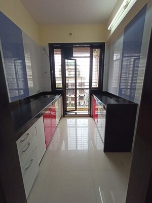 Kitchen in 1 BHK Apartment at Hyde Park CHS, Kharghar – for Rent