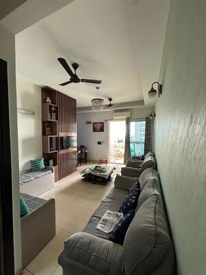 Living Room in 3 BHK Apartment at Gaur Sportswood, Sector 79 – for Rent
