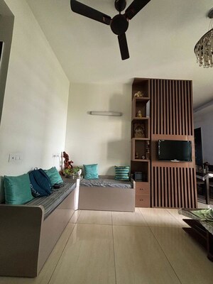 Living Room in 3 BHK Apartment at Gaur Sportswood, Sector 79 – for Rent