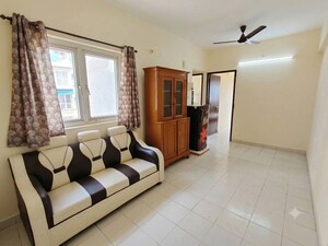 Living Room in 2 BHK Apartment at Shrachi Greenwood Elements, Rajarhat New Town – for Rent