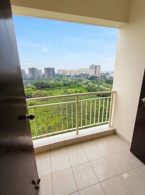 Balcony in 2 BHK Apartment at Shrachi Greenwood Elements, Rajarhat New Town – for Rent