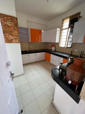 Kitchen in 2 BHK Apartment at Jaipuria Sunrise Greens, Ahinsa Khand 1 – for Rent