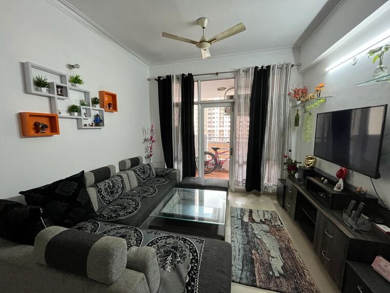 Living Room, jaipuria-sunrise-greens 2 Bedroom 1400 Sq.Ft. Apartment In Ahinsa Khand 1 Ghaziabad 10585443