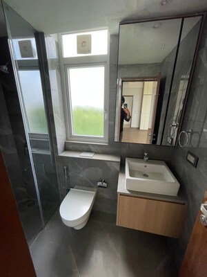Bathroom in 3 BHK Apartment at Ambience Creacions, Sector 22 – for Sale