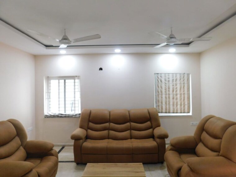 Living Room, jyothi-banjara 4 Bedroom 3400 Sq.Ft. Builder Floor In Banjara Hills Hyderabad 10585466