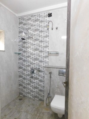 Bathroom in 4 BHK Builder Floor at Jyothi Banjara, Banjara Hills – for Rent