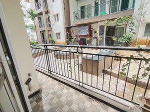 Balcony in 3 BHK Apartment at Emmanuel Heights, Hosa Road – for Rent