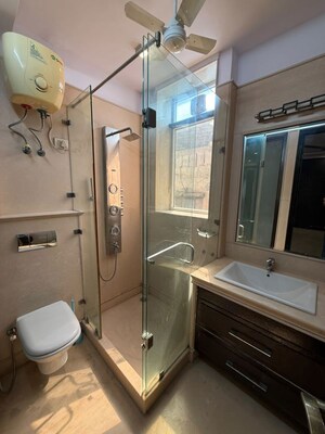 Bathroom in 3 BHK Builder Floor at Greater Kailash I – for Sale