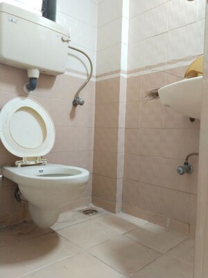 Bathroom in 3 BHK Apartment at Sai Chaturbhuj Apartment, Kharghar – for Rent