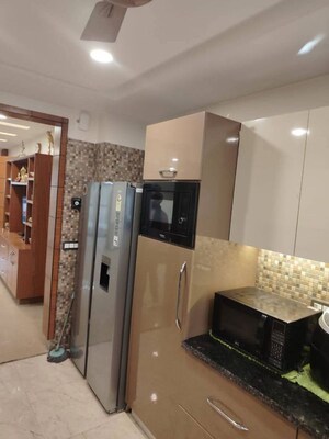 Living Room in 4 BHK Builder Floor at Saket – for Rent