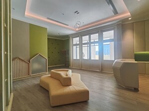 Living Room in 2 BHK Apartment at Bhartiya Leela Residences, Thanisandra Main Road – for Rent
