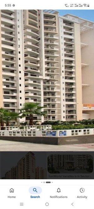 3.5 BHK Apartment For Rent in Sunworld Vanalika, Sector 107