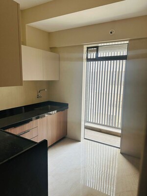 Kitchen in 3 BHK Apartment at Shree Krishna Navageeta, Chembur – for Rent