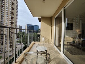 Balcony in  Apartment at Bhartiya Nikoo Homes Phase 2, Thanisandra Main Road – for Rent