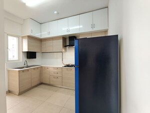 Kitchen in  Apartment at Bhartiya Nikoo Homes Phase 2, Thanisandra Main Road – for Rent