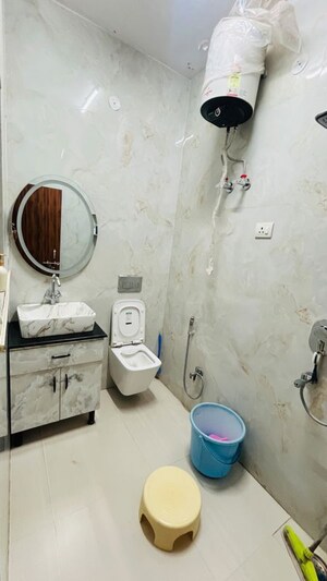 Bathroom in 2.5 BHK Apartment at VVIP Homes, Gaur City 2 – for Rent