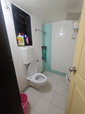 Bathroom in 2 BHK Apartment at Haware Tiara, Kharghar – for Rent