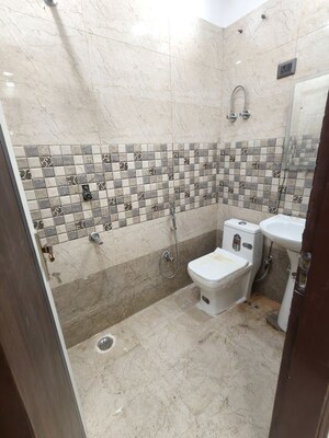 Bathroom in 2 BHK Builder Floor at Maya Homes, Indrapuram – for Rent