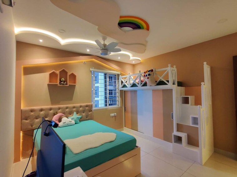 Bedroom, aparna-serene-park 3 Bedroom 1920 Sq.Ft. Apartment In Kondapur Hyderabad 10585691