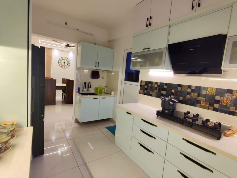 Kitchen, aparna-serene-park 3 Bedroom 1920 Sq.Ft. Apartment In Kondapur Hyderabad 10585691