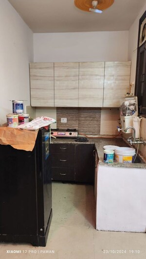 Kitchen in 2 BHK Builder Floor at Maya Homes, Indrapuram – for Rent