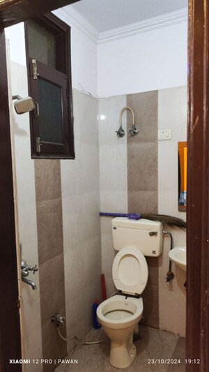 Bathroom in 2 BHK Builder Floor at Maya Homes, Indrapuram – for Rent