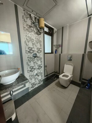 Bathroom in 2 BHK Apartment at Concret Sai Saakshaat, Kharghar – for Rent