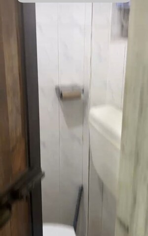 Bathroom in 2 BHK Apartment at Sector 15 Kopar Khairane – for Rent