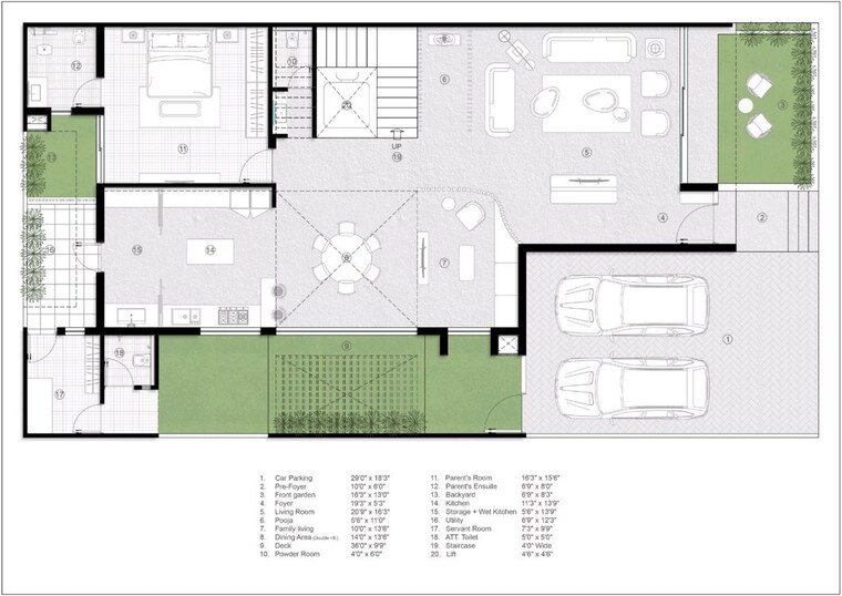 Floor Plan, dehgam 4 Bedroom 613 Sq.Yd. Villa In Dehgam Gandhinagar 10584815