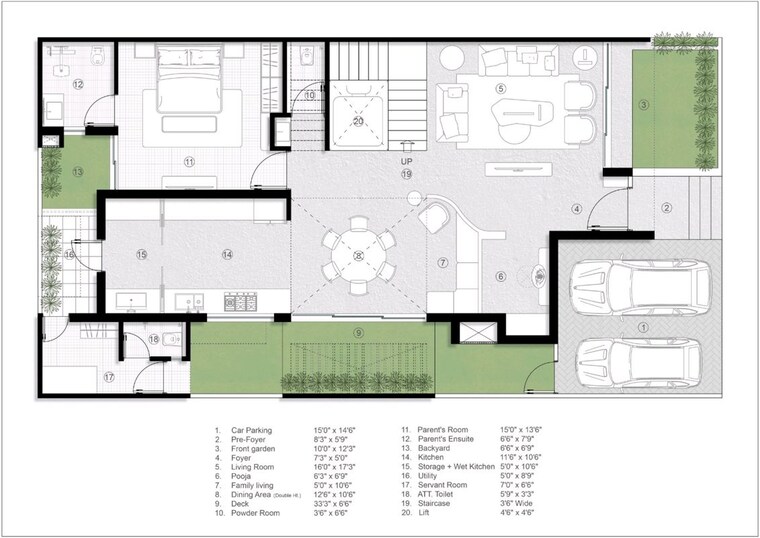 Floor Plan, dehgam 4 Bedroom 613 Sq.Yd. Villa In Dehgam Gandhinagar 10584815
