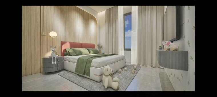 Bedroom, baner 3 Bedroom 1400 Sq.Ft. Apartment In Baner Pune 10585766
