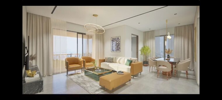 Living Room, baner 3 Bedroom 1400 Sq.Ft. Apartment In Baner Pune 10585766