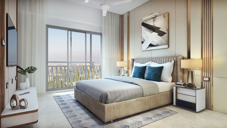 Bedroom, bramhacorp-august-towers 3 Bedroom 1420 Sq.Ft. Apartment In Kalyani Nagar Pune 10585757