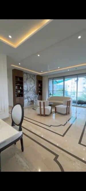 Living Room in 4 BHK Apartment at Aundh – for Sale