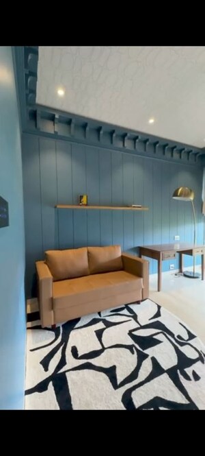 Living Room in 4 BHK Apartment at Aundh – for Sale