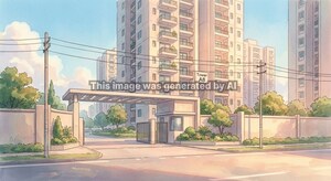  Apartment – Exterior View View at Tech Zone 4 Greater Noida - for Sale