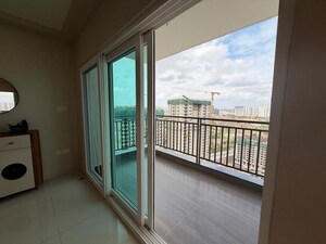 Balcony in 3 BHK Apartment at Aparna Zenon, Puppalaguda – for Rent