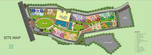 Master Plan in 4 BHK Apartment at Ideal Aquaview, Mahish Bathan – for Rent