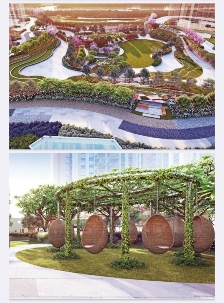Garden, shapoorji-pallonji-sensorium-auris 3 Bedroom 980 Sq.Ft. Apartment In Hinjewadi Pune 10586065
