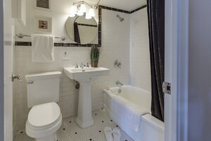 Bathroom in 5 BHK Builder Floor at Mansa Devi – for Rent