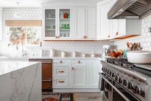 Kitchen in 5 BHK Builder Floor at Mansa Devi – for Rent