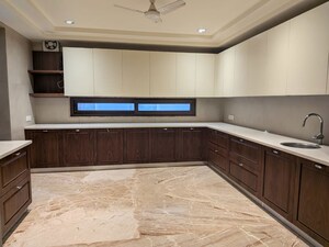 Kitchen in 4 BHK Apartment at Greater Kailash I – for Rent