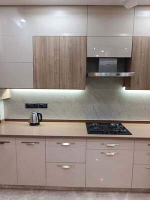 Kitchen in 3 BHK Builder Floor at Greater Kailash I – for Rent