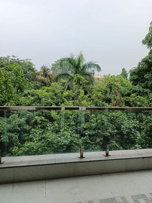 Balcony in 3 BHK Builder Floor at Greater Kailash I – for Rent