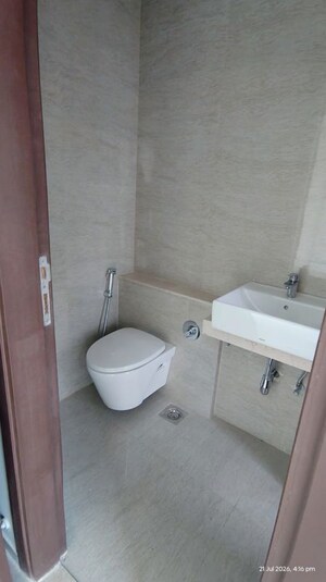 Bathroom in 2 BHK Apartment at Sheth Auris Serenity Tower 3, Malad West – for Rent