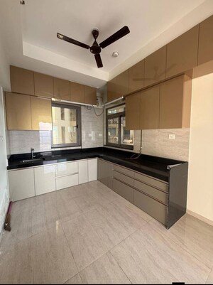 Kitchen in 3 BHK Apartment at Sheth Auris Serenity Tower 2, Malad West – for Rent