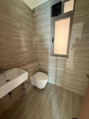 Bathroom in 3 BHK Apartment at Sheth Auris Serenity Tower 2, Malad West – for Rent