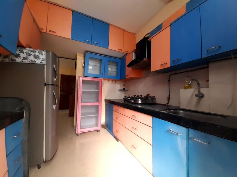 Kitchen, satellite-garden 2 Bedroom 800 Sq.Ft. Apartment In Goregaon East Mumbai 10586154