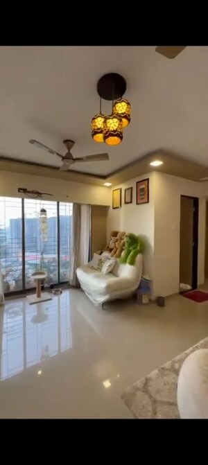Living Room in 2 BHK Apartment at Sethia Green View, Goregaon West – for Rent